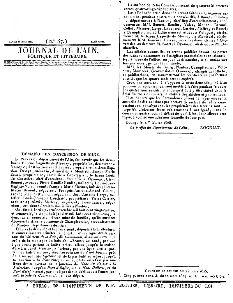 houille Champfromier